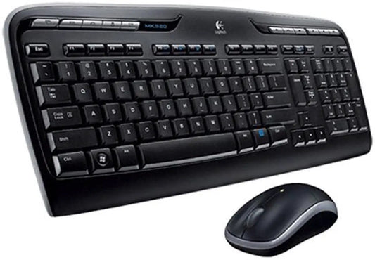 Logitech Keyboard and Mouse 920-002836 Wireless Desktop MK320 2.4GHz