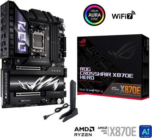 ASUS MB ROG CROSSHAIR X870E HERO AMD AM5 max.192GB DDR5 ATX