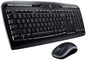 Logitech Keyboard and Mouse 920-002836 Wireless Desktop MK320 2.4GHz